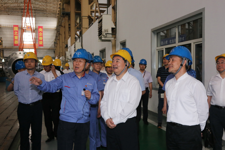 郝鹏参观调查头号玩家官网集团所属企业电机公司